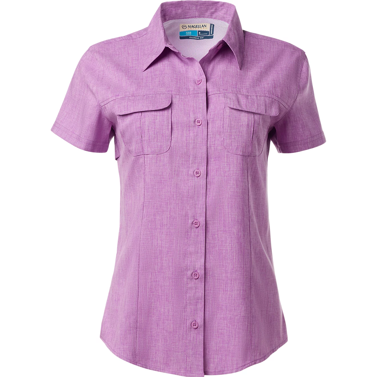 Magellan Fishing Outdoors Women's Aransas Pass Heathered Fishing Top