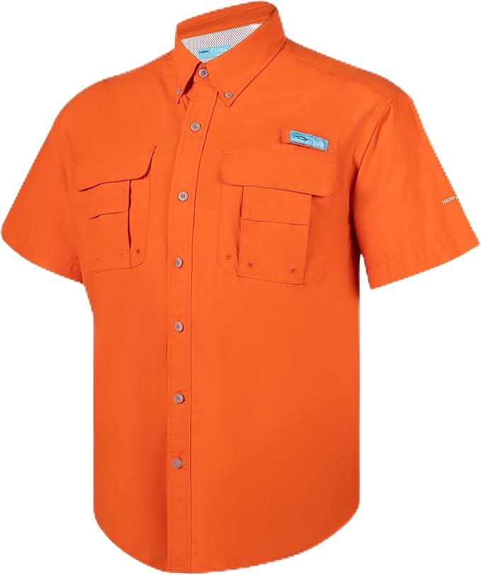 Men's Magellan Fishing Shirts UPF UV 50+ Sun Protection SPF Camping Hiking Short Sleeve